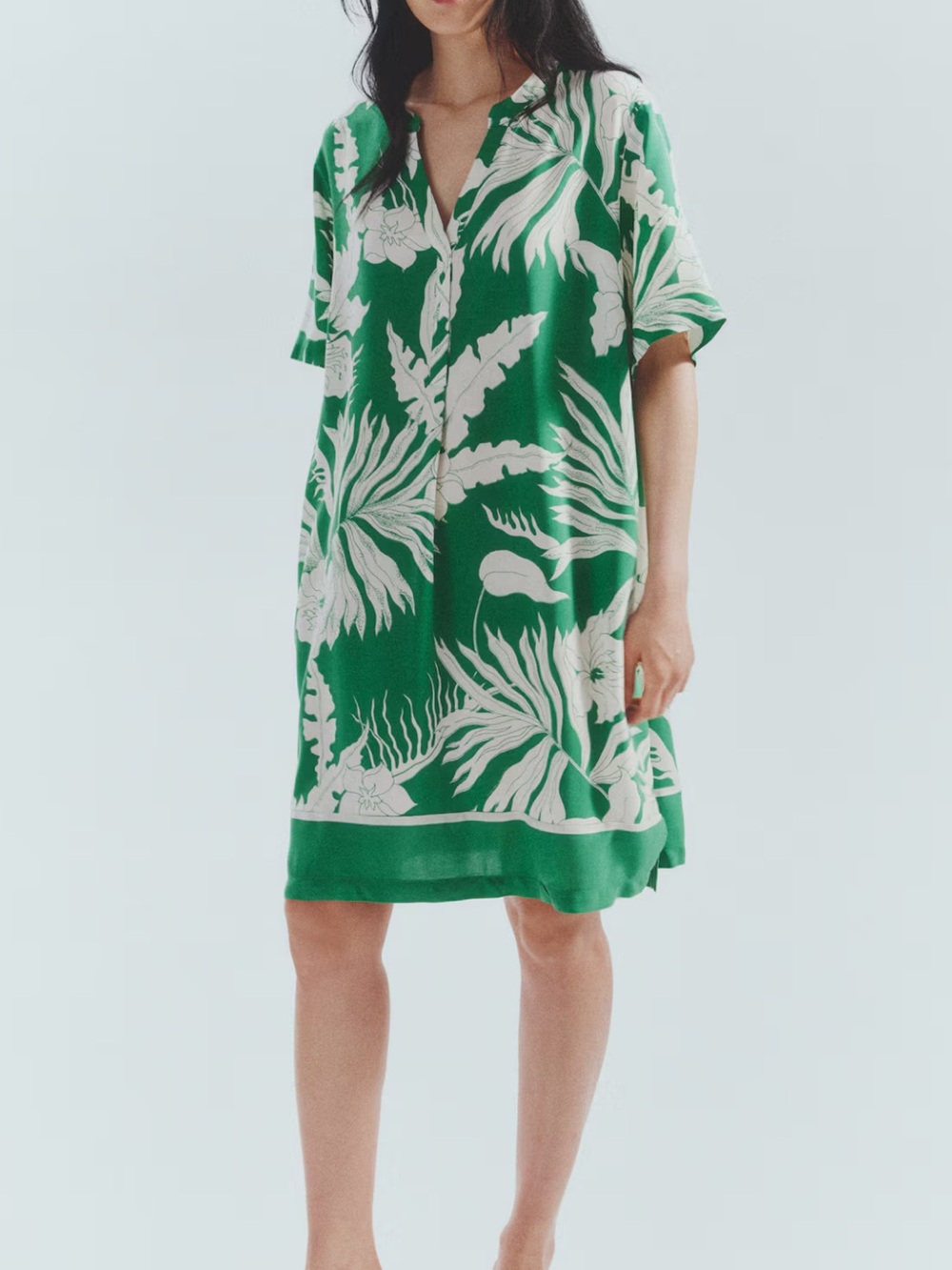 H&M Tropical shirt dress